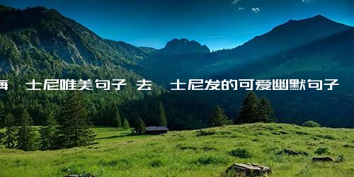 上海迪士尼唯美句子 去迪士尼发的可爱幽默句子36句